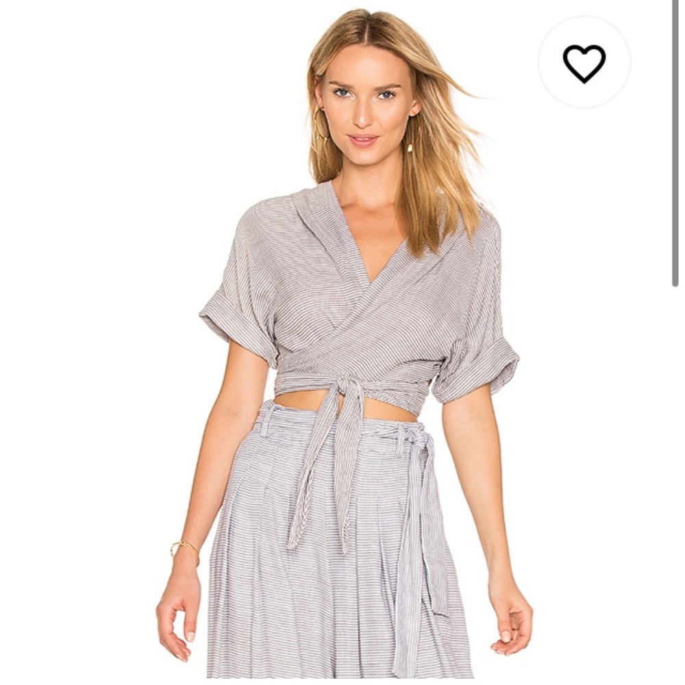 Mara Hoffman Tie Front Top